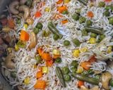A picture of step 9 of Pulao.