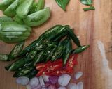 Foto langkah ke 2 dari resep Tumis Cue Tongkol dengan Lombok Ijo.