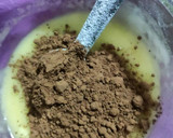 A picture of step 2 of Lazy Biscuit cocoa butter Slice Cake.