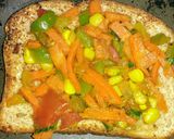 A picture of step 8 of Masala Toast.
