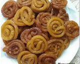 A picture of step 8 of Bread Jalebi.