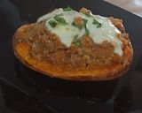 Foto del paso 7 de la receta: Zapallo relleno con quinoa y atún