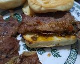 Foto del paso 6 de la receta: Sándwich de bife de chorizo a la chapa
