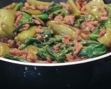 Foto del paso 8 de la receta Wok de judías verdes, carne picada y espinacas