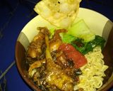 Foto langkah ke 9 dari resep Mie ayam pake indomie toping ayam nya khas Pekalongan.