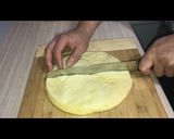 A picture of step 5 of Fluffy pancakes no egg.