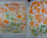 Foto langkah ke 5 dari resep Sop Buah Pepaya Alpukat Santan.