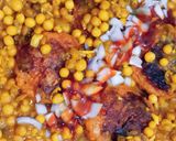 A picture of step 3 of Ragda Patties.