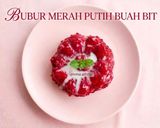 Foto langkah ke 5 dari resep Bubur Merah Putih Buah Bit.