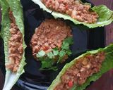 Foto del paso 6 de la receta: Tacos de lechuga con carne molida