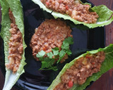 Foto del paso 6 de la receta: Tacos de lechuga con carne molida