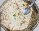 A picture of step 2 of Mini Rava Uttapum.