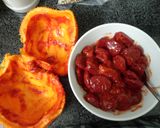 Hình bước làm 2 của món Xôi gấc - Chè đậu