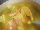 Sayur asem/gangan asam ikan kakap merah