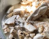 A picture of step 1 of Baobab drink.