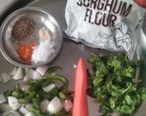 A picture of step 1 of Jowar Millet Vegetable Paratha.