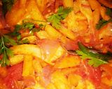 A picture of step 5 of Masala chips.
