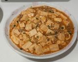 Foto langkah ke 3 dari resep Mapo Tofu ala restoran Chinese.