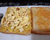 A picture of step 3 of Leftover Kaddu (pumpkin) Tandoori Mayonnaise Sandwich.
