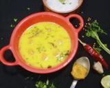 A picture of step 6 of Kadhi gole.