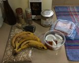 Foto del paso 1 de la receta: Galletas Avena Plátano & Papaya con Sésamo Negro Pistacho Canela