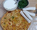 मूली का पराठा (Mooli ka paratha recipe in Hindi) रेसिपी चरण 4 फोटो
