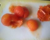 A picture of step 2 of Red Sauce pasta.