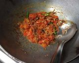 A picture of step 5 of Lai/ Rai ka saag.