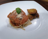 Foto del paso 29 de la receta: Espagueti rojo con milanesa