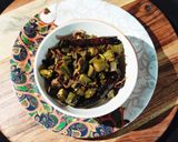 A picture of step 10 of Bhindi ki Sabzi.