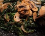 Foto del paso 5 de la receta: (Espinacas con champiñones) - Adviento Halloween