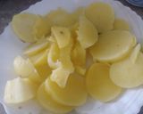 A picture of step 1 of Aloo ki tarkari for tikka paratha.