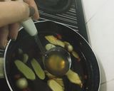 Hình bước làm 3 của món Bắp bò ngâm mắm