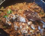 Foto del paso 7 de la receta: Arroz con presa ibérica, verduras de otoño y bosque de bimi