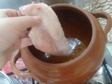 شربة فريك باللحم
