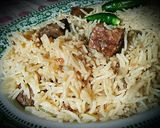 A picture of step 3 of Punjabi yakhni pulao #cookpadapp.
