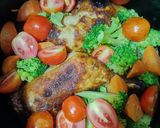 Gambar langkah 7 resipi Ayam Bakar Kewpie Enak.