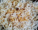 A picture of step 2 of Murmura Laddu.