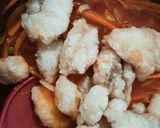 Foto langkah ke 7 dari resep Ayam Saus Wortel Asam Manis Pedas.