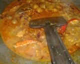 A picture of step 6 of Chole masala.