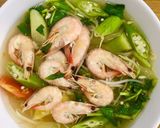 Hình bước làm 8 của món Canh chua tôm thanh mát