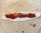 A picture of step 2 of Shredded Chicken Burritos.
