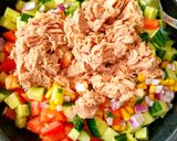 Une image de l'étape 1 de Salade Mexicaine.