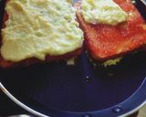 A picture of step 5 of Spinch layer moong daal sandwhich.
