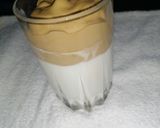 A picture of step 2 of Dalgona coffee.