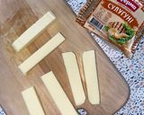 Фото кроку 1 до Вкусная закуска из сыра в кляре.