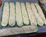 Foto del paso 4 de la receta: Calabacines rellenos de atún en Thermomix