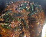 A picture of step 5 of Bhindi ka salan.