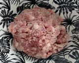 A picture of step 1 of Miso meatball soup.