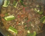 A picture of step 4 of Fried goat liver.